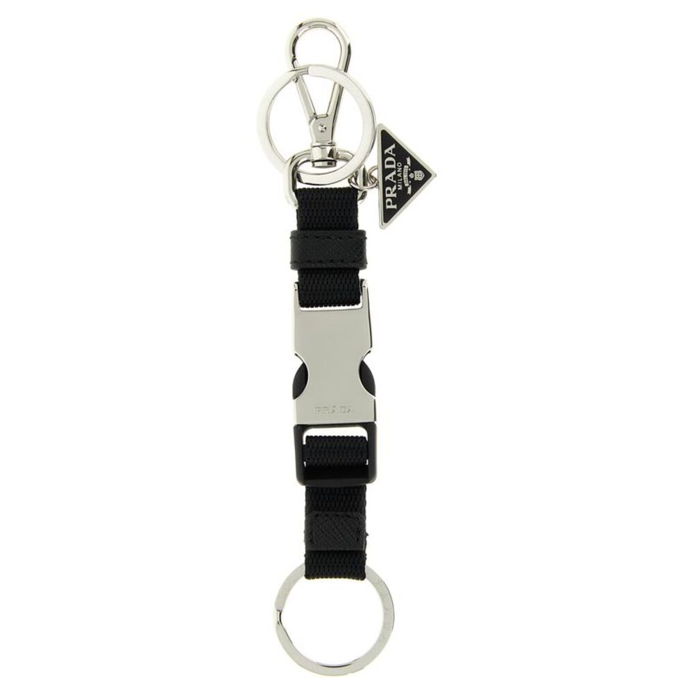 Prada Men Nylon Keyring